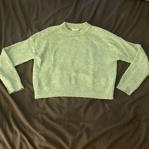 H&M Green Crewneck Sweater